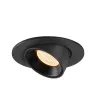 NUMINOS® GIMBLE S, encastré de plafond intérieur, 40 deg , noir, LED, 8,6W, 2700K