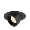 NUMINOS® GIMBLE S, encastré de plafond intérieur, 40 deg , noir, LED, 8,6W, 3000K