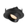 NUMINOS® GIMBLE S, encastré de plafond intérieur, 55 deg , noir, LED, 8,6W, 2700K