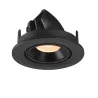 NUMINOS® GIMBLE S, encastré de plafond intérieur, 55 deg , noir, LED, 8,6W, 2700K