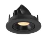 NUMINOS® GIMBLE S, encastré de plafond intérieur, 55 deg , noir, LED, 8,6W, 3000K