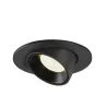NUMINOS® GIMBLE S, encastré de plafond intérieur, 55 deg , noir, LED, 8,6W, 4000K