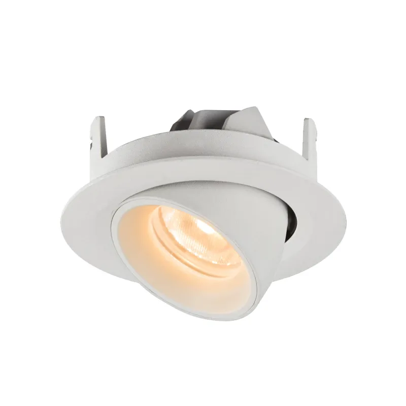 NUMINOS® GIMBLE XS, encastré de plafond intérieur, 20 deg , blanc, LED, 7W, 2700K