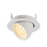 NUMINOS® GIMBLE XS, encastré de plafond intérieur, 20 deg , blanc, LED, 7W, 3000K