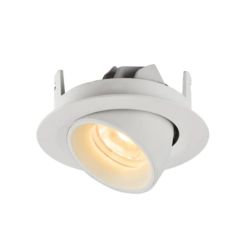 NUMINOS® GIMBLE XS, encastré de plafond intérieur, 20 deg , blanc, LED, 7W, 3000K