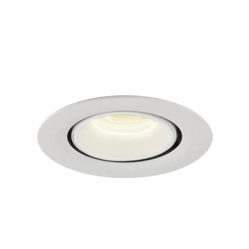 NUMINOS® GIMBLE XS, encastré de plafond intérieur, 20 deg , blanc, LED, 7W, 4000K