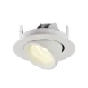 NUMINOS® GIMBLE XS, encastré de plafond intérieur, 20 deg , blanc, LED, 7W, 4000K