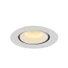 NUMINOS® GIMBLE XS, encastré de plafond intérieur, 40 deg , blanc, LED, 7W, 3000K