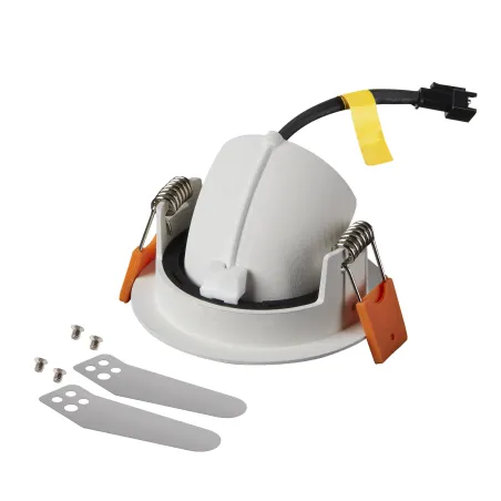NUMINOS® GIMBLE XS, encastré de plafond intérieur, 40 deg , blanc, LED, 7W, 4000K