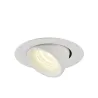 NUMINOS® GIMBLE XS, encastré de plafond intérieur, 40 deg , blanc, LED, 7W, 4000K