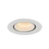 NUMINOS® GIMBLE XS, encastré de plafond intérieur, 55 deg , blanc, LED, 7W, 2700K