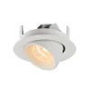 NUMINOS® GIMBLE XS, encastré de plafond intérieur, 55 deg , blanc, LED, 7W, 2700K