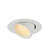 NUMINOS® GIMBLE XS, encastré de plafond intérieur, 55 deg , blanc, LED, 7W, 3000K