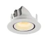 NUMINOS® GIMBLE XS, encastré de plafond intérieur, 55 deg , blanc, LED, 7W, 3000K