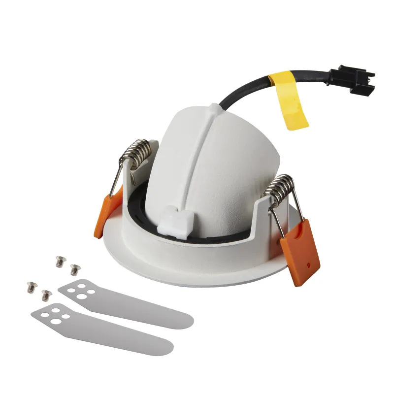 NUMINOS® GIMBLE XS, encastré de plafond intérieur, 55 deg , blanc, LED, 7W, 4000K