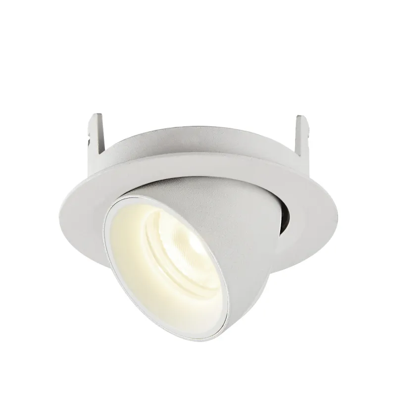 NUMINOS® GIMBLE XS, encastré de plafond intérieur, 55 deg , blanc, LED, 7W, 4000K