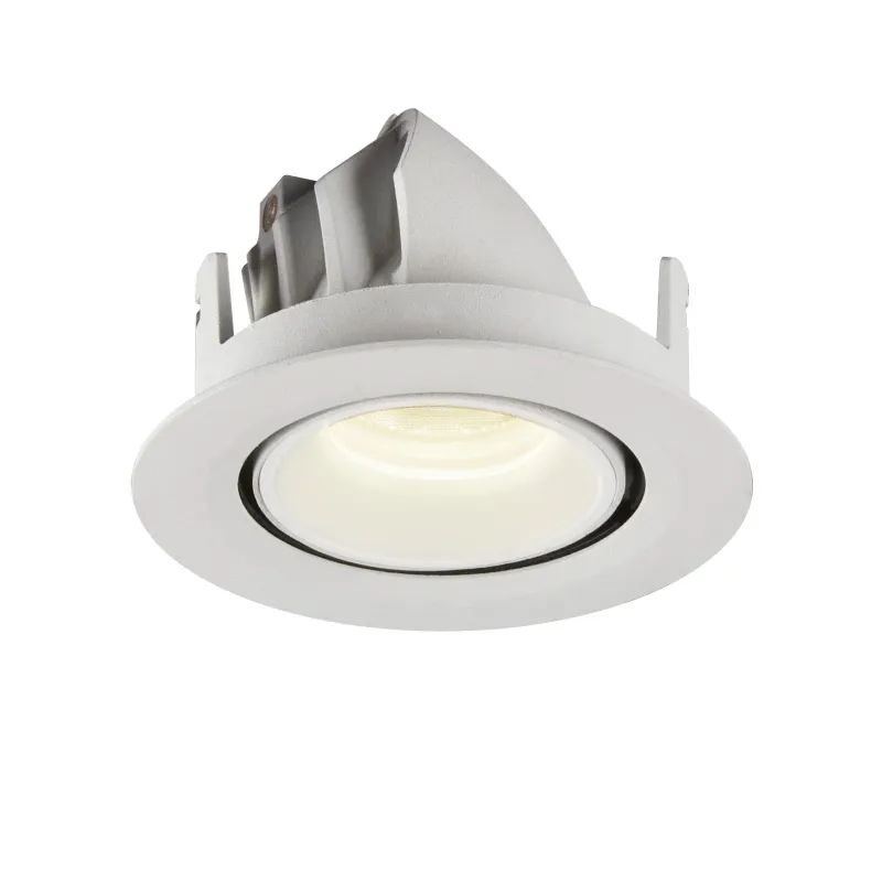 NUMINOS® GIMBLE XS, encastré de plafond intérieur, 55 deg , blanc, LED, 7W, 4000K