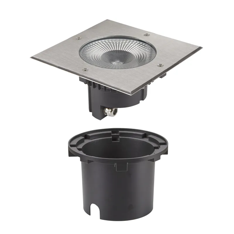 ROCCI 200, encastré de sol extérieur, carré, inox, LED, 16W, 3000K, IP65/IP67