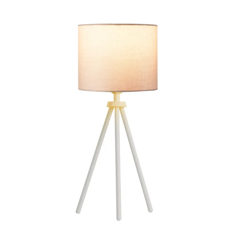 FENDA, lampe à poser intérieure, trépied, blanc, E27, 40W max, sans abat-jour