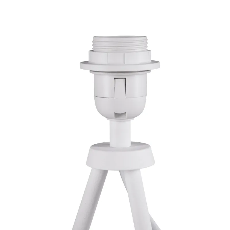 FENDA, lampe à poser intérieure, trépied, blanc, E27, 40W max, sans abat-jour