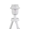 FENDA, lampe à poser intérieure, trépied, blanc, E27, 40W max, sans abat-jour
