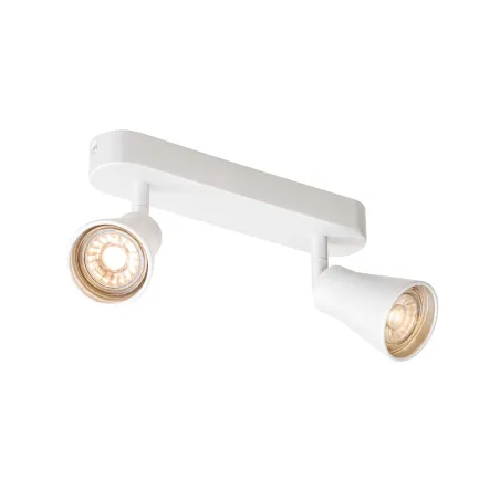 AVO, applique et plafonnier intérieur, double, blanc, GU10/QPAR51, 2x 50W max