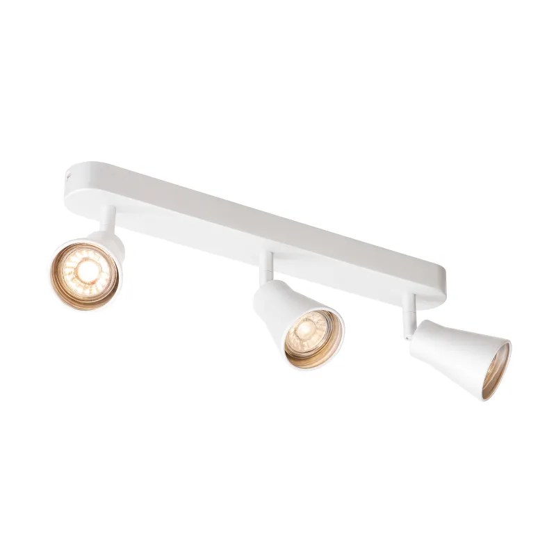 AVO, applique et plafonnier intérieur, triple, blanc, GU10/QPAR51, 3x 50W max