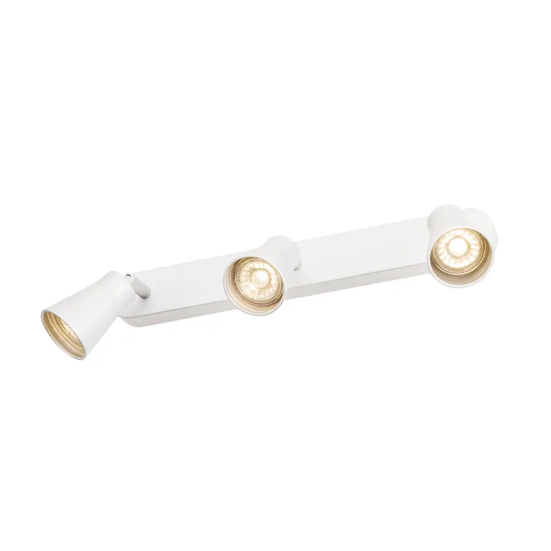AVO, applique et plafonnier intérieur, triple, blanc, GU10/QPAR51, 3x 50W max