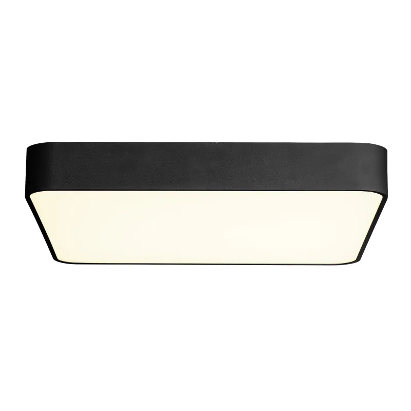 MEDO 60, plafonnier intérieur, carré, noir, LED, 38,4W, 3000K, variable 1-10V