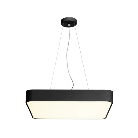 MEDO 60, plafonnier intérieur, carré, noir, LED, 38,4W, 3000K, variable 1-10V