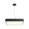 MEDO 60, plafonnier intérieur, carré, noir, LED, 38,4W, 3000K, variable 1-10V