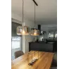 PANTILO 28, suspension intérieure, chrome, E27, 15W max, câble nu sans patère