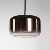 PANTILO 28, suspension intérieure, cuivre, E27, 15W max, câble nu sans patère