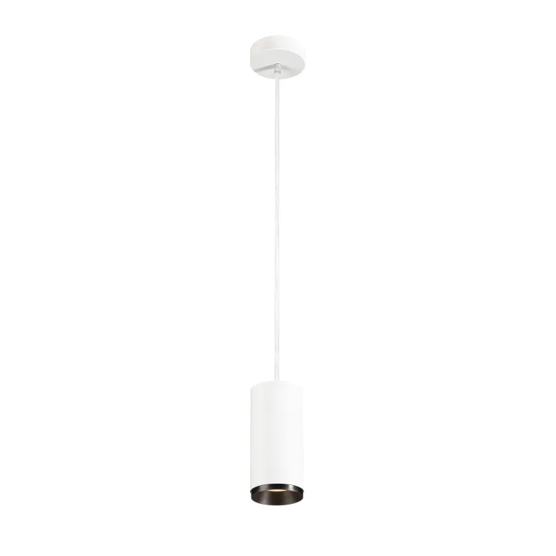 NUMINOS® M, suspension intérieure, 60 deg , blanc/noir, LED, 20W, 3000K, variable