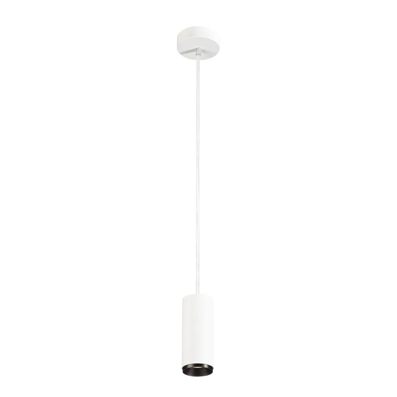NUMINOS® S, suspension intérieure, 60 deg , blanc/noir, LED, 11W, 4000K, variable