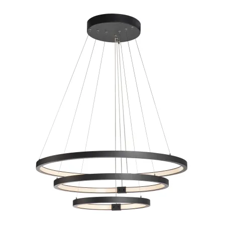 ONE TRIPLE, suspension intérieure, noir, LED, 65W, 3000K/4000K, variable Dali