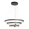 ONE TRIPLE, suspension intérieure, noir, LED, 65W, 3000K/4000K, variable Dali