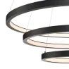 ONE TRIPLE, suspension intérieure, noir, LED, 65W, 3000K/4000K, variable Dali