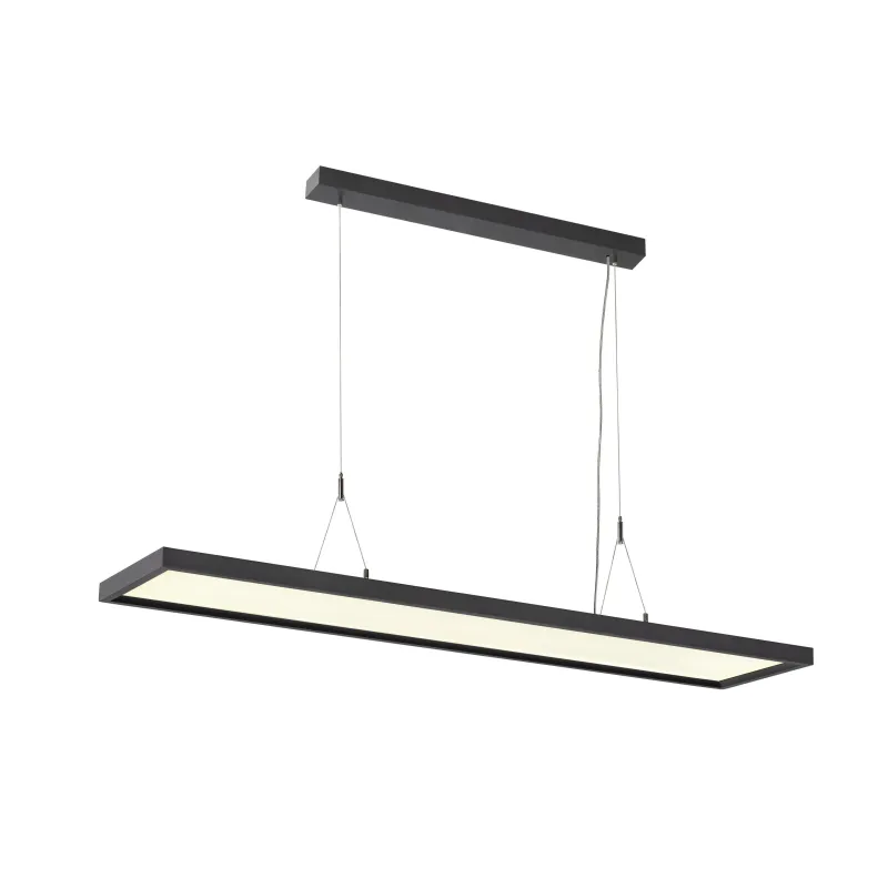 WORKLIGHT, suspension intérieure, noir, LED, 57W, 4000K, UGR19, variable Dali