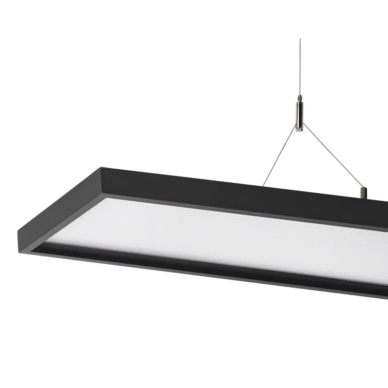 WORKLIGHT, suspension intérieure, noir, LED, 57W, 4000K, UGR19, variable Dali
