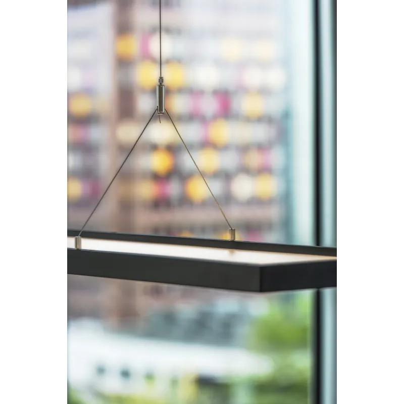 WORKLIGHT, suspension intérieure, noir, LED, 57W, 4000K, UGR19, variable Dali