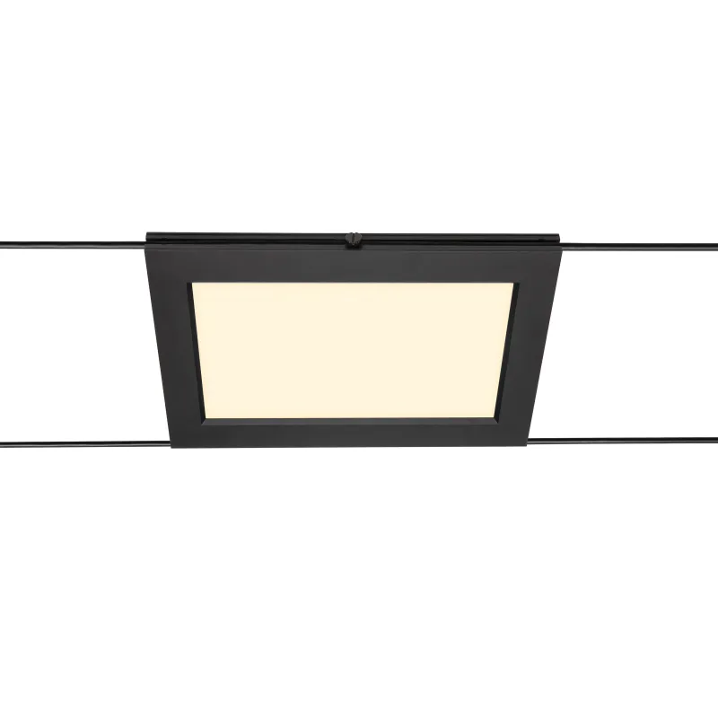 PLYTTA, spot pour câble tendu T.B.T. TENSEO intérieur, noir, LED, 9,8W, 2700K