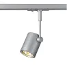 BIMA, spot pour rail 1 allumage intérieur, simple, gris, GU10/QPAR51, 50W max