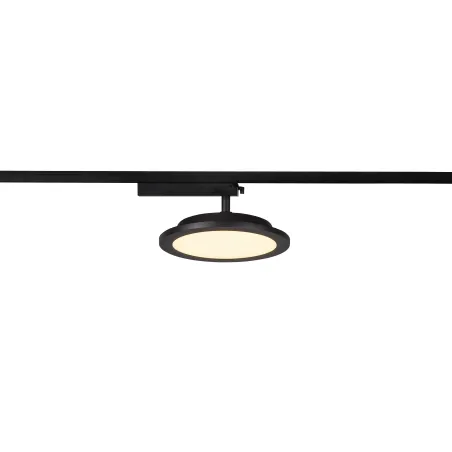 PANEL TRACK, spot pour rail 1 allumage intérieur, rond, noir, LED, 18W, 3000K