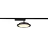 PANEL TRACK, spot pour rail 1 allumage intérieur, rond, noir, LED, 18W, 3000K