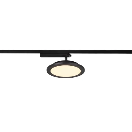 PANEL TRACK, spot pour rail 1 allumage intérieur, rond, noir, LED, 18W, 3000K