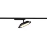 PANEL TRACK, spot pour rail 1 allumage intérieur, rond, noir, LED, 18W, 3000K