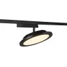 PANEL TRACK, spot pour rail 1 allumage intérieur, rond, noir, LED, 18W, 3000K