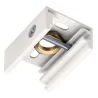 EUTRAC®, clip de fixation, intérieur, pour rail 3 allumages en saillie, blanc