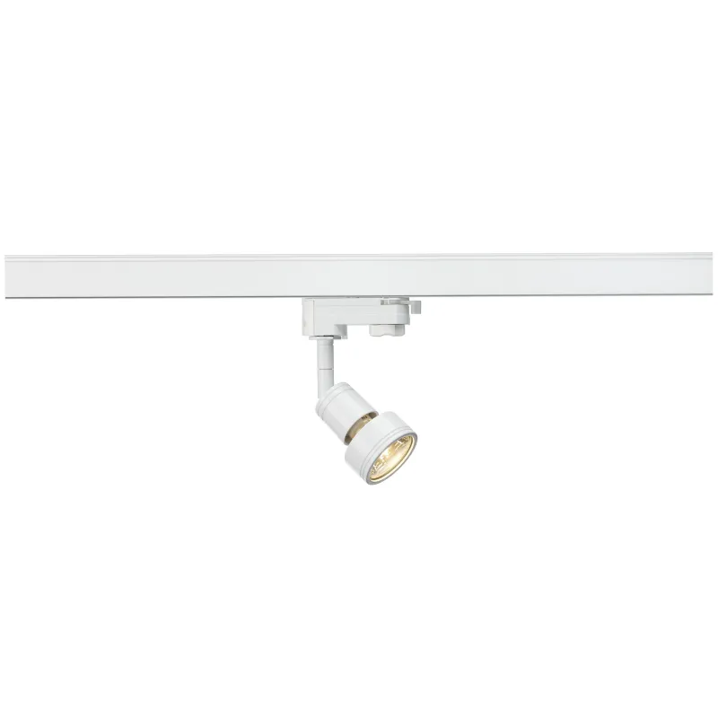 PURI TRACK, spot pour rail 3 allumages intérieur, blanc, GU10/QPAR51, 50W max